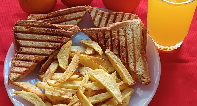 Grilled Cheese with Fries